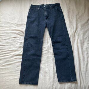 Levi's 505 Washed Black Jeans, 30L 32W